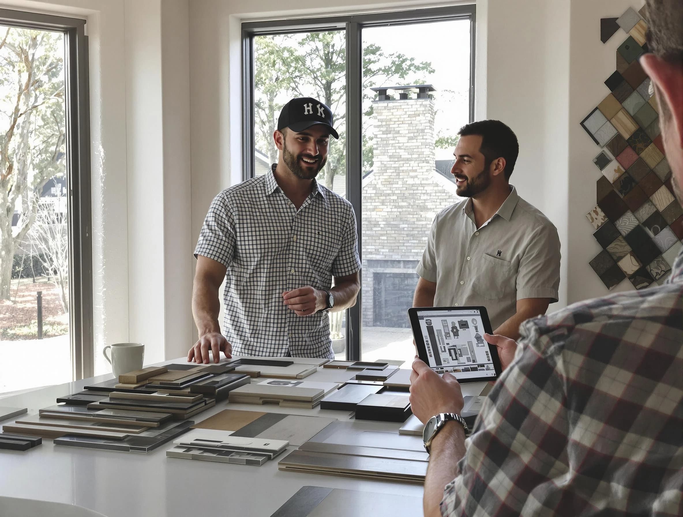 Fair Oaks Chimney Sweep remodeling a chimney and fireplace in Fair Oaks, GA