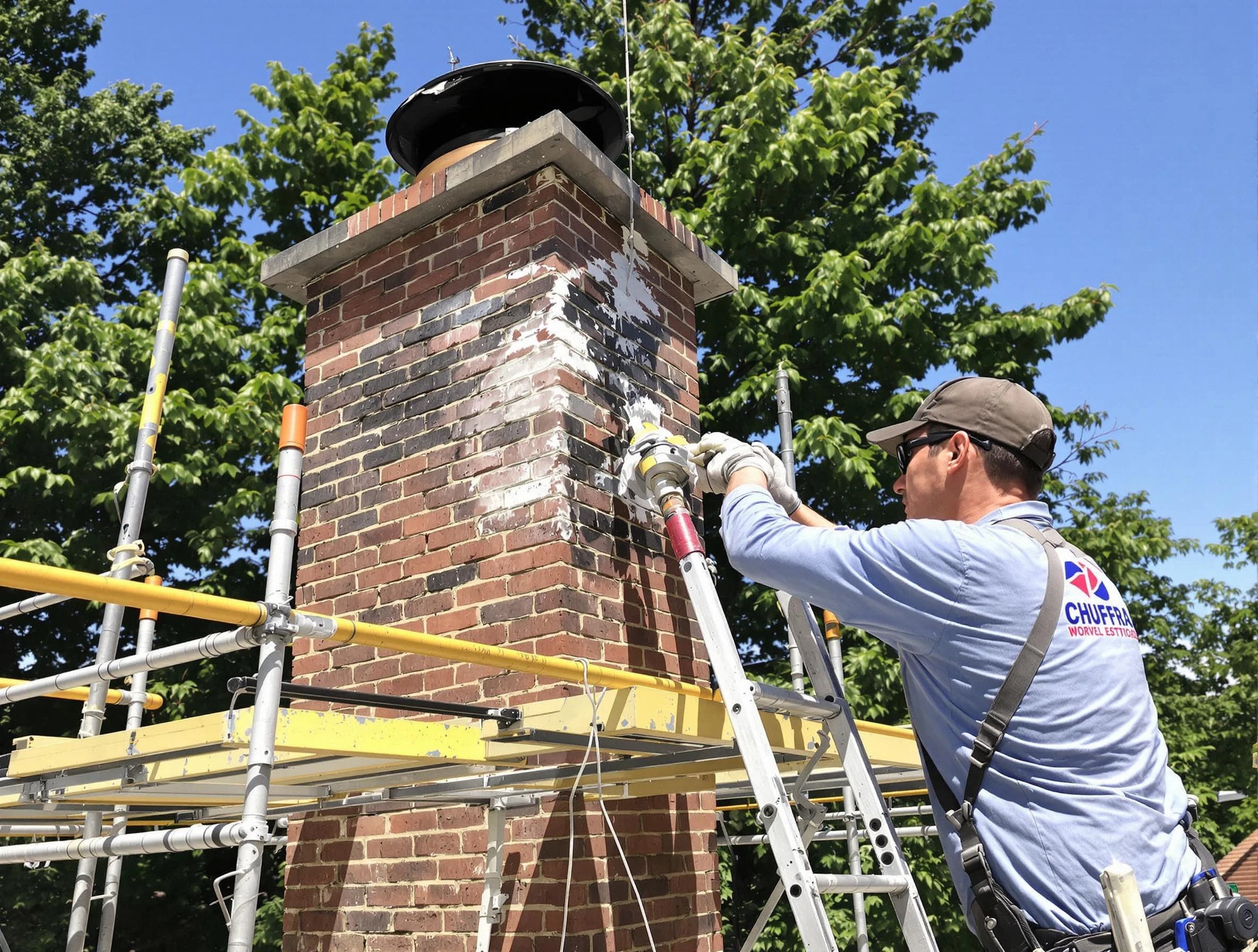 Structural chimney repair by Fair Oaks Chimney Sweep in Fair Oaks, GA