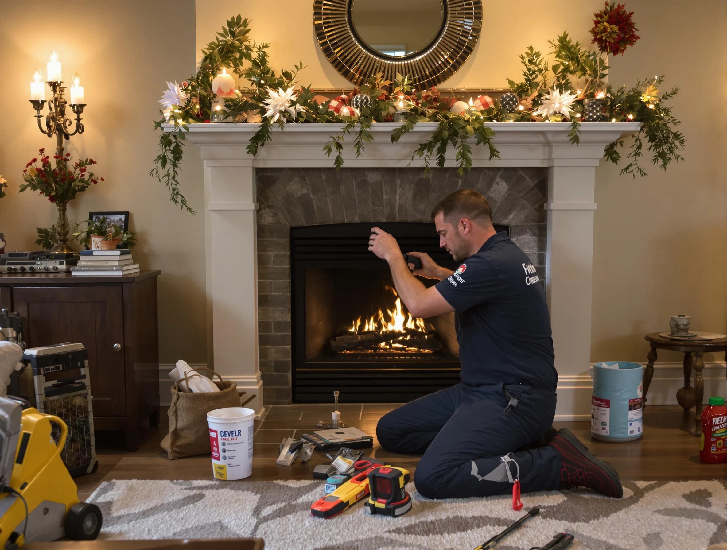 Fair Oaks Chimney Sweep offering fireplace maintenance services in Fair Oaks, GA