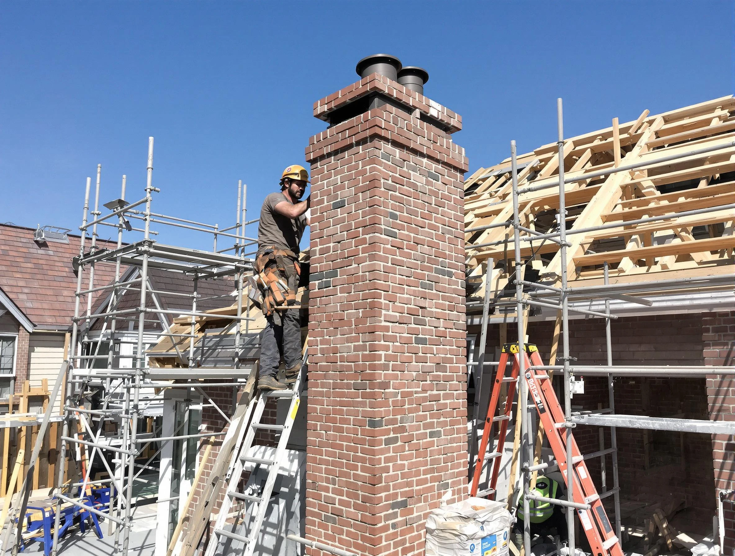 New chimney installation completed by Fair Oaks Chimney Sweep in Fair Oaks, GA