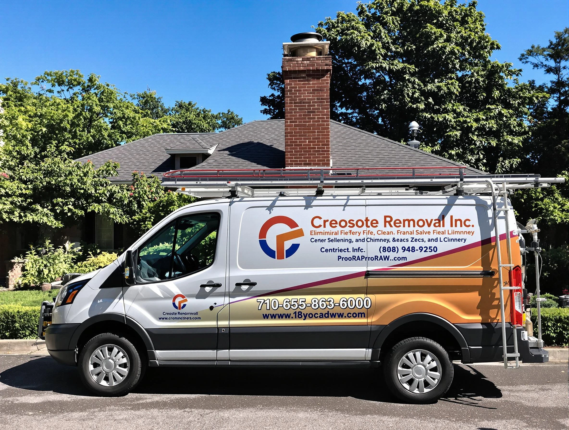 Fair Oaks Chimney Sweep technician removing creosote safely in Fair Oaks, GA